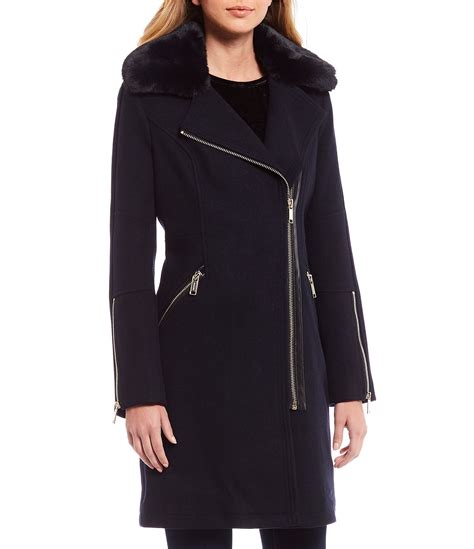 michael kors black ladies coat|Michael Kors wool winter coats.